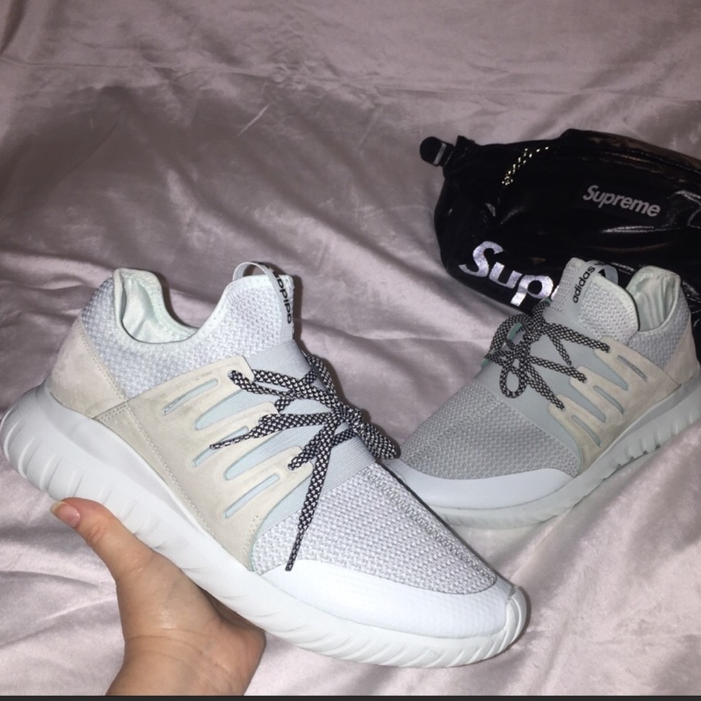 adidas Tubular Radial Casual Shoes Ice Mint/Black